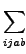 $\displaystyle \sum_{{ijab}}^{}$