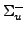$ \Sigma_{u}^{-}$