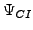 $\displaystyle \Psi_{{CI}}^{}$