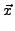 $\displaystyle \vec{x} $